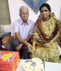 Gayatri and Basanta Kumar Acharya has received gifts & wishes through 123orissa Online shopping